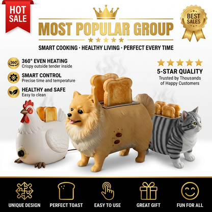Novelty Toaster – Statement Kitchen Appliance for Fun Breakfasts & Stylish Countertops