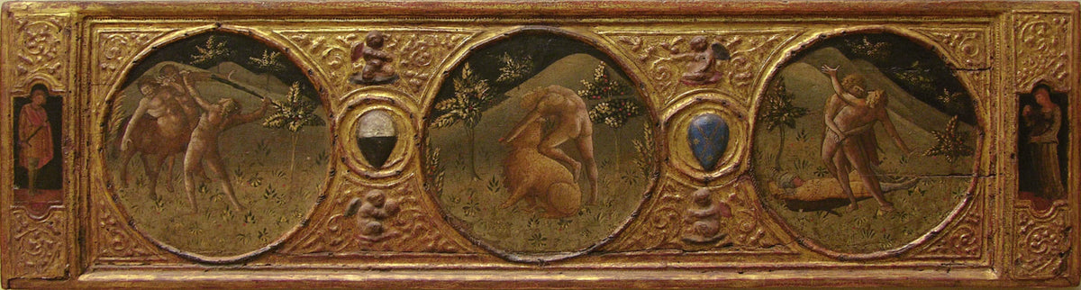 The Labors of Hercules by Italian (Florentine or Sienese) Painter - Tempera canvas print