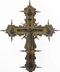 Processional Crucifix by Pietro di Francesco Orioli - Tempera canvas print