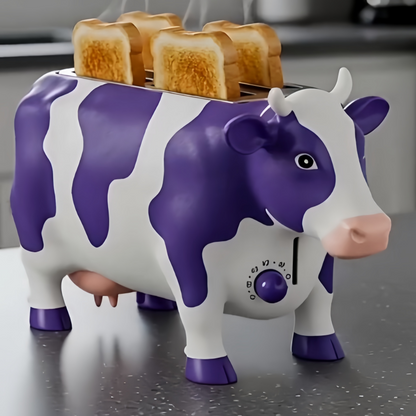 Novelty Animal Cow Toaster for Countertop Decor | Aesthetic Aesthetic Kitchen Gadgets