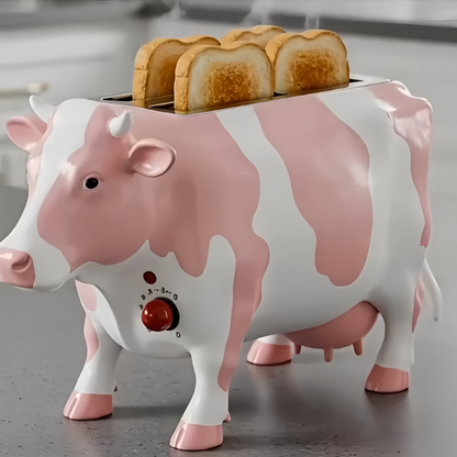 Novelty Animal Cow Toaster for Countertop Decor | Aesthetic Aesthetic Kitchen Gadgets