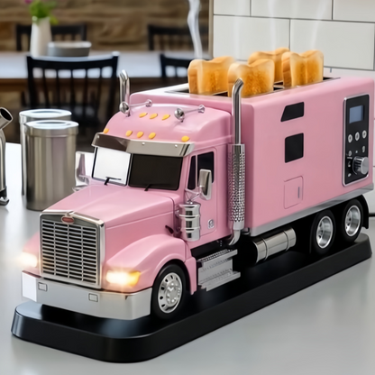 Retro Semi Truck Electric Bread Toaster | Unique Aesthetic Kitchen Decor Essentials