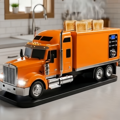 Retro Semi Truck Electric Bread Toaster | Unique Aesthetic Kitchen Decor Essentials