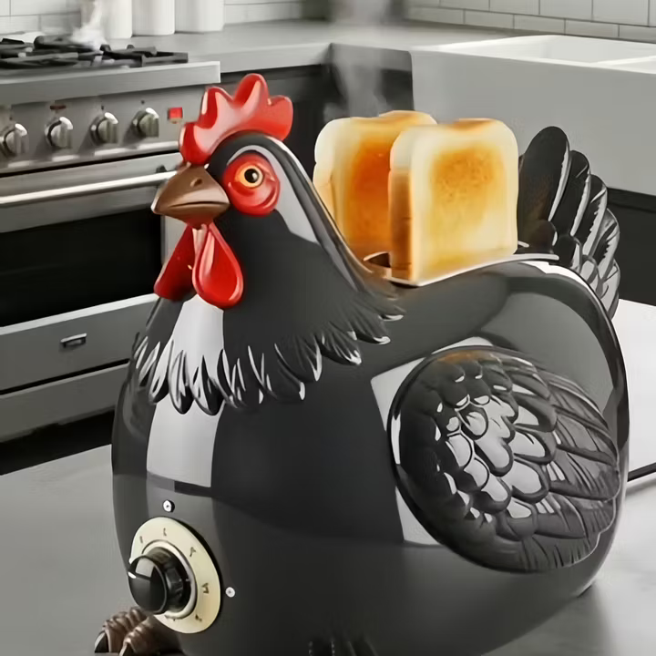 The Whimsical Toaster – Playful Kitchen Appliance for Cozy Breakfasts & Unique Home Decor