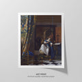 The Allegory of Faith  Vermeer  Art Print by Without A Frame - Oil Painting canvas print