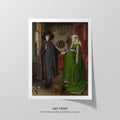 The Arnolfini Portrait  Van Eyck  Art Print by Without A Frame - Oil Painting canvas print