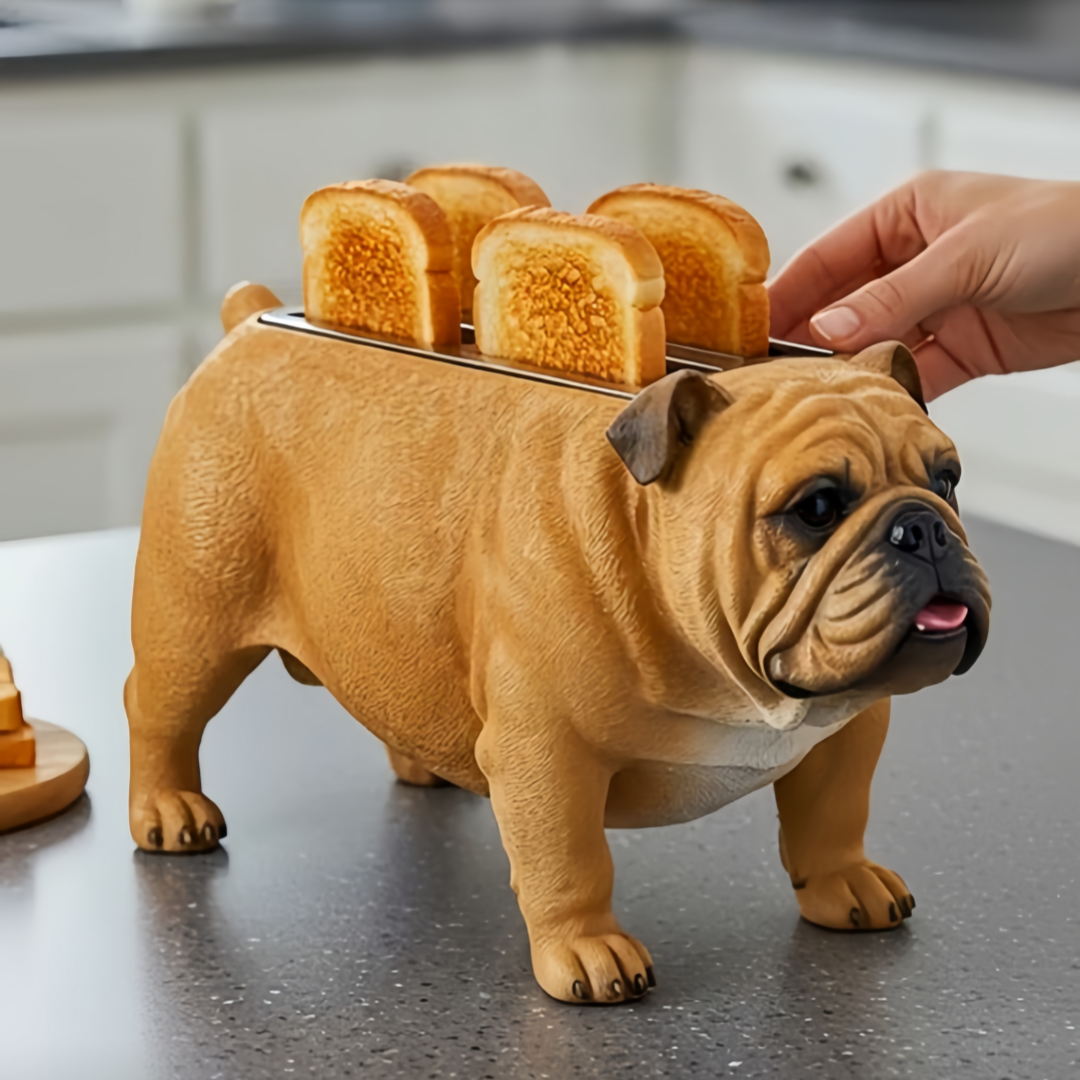 Creative 4-Slice Toaster | Cute Aesthetic Kitchen Appliance for Cozy Breakfast & Unique Home Decor