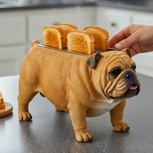 Creative 4-Slice Toaster – Puppy Designs for Fun Breakfasts & Unique Kitchen Decor