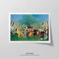 A Centennial of Independence  Rousseau  Art Print by Without A Frame - Oil Painting canvas print