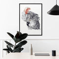 Tte de cacatos Poster by Moryarty - Oil Painting canvas print