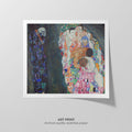Death and Life  Klimt  Art Print by Without A Frame - Oil Painting canvas print