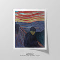 Despair  Munch  Art Print by Without A Frame - Oil Painting canvas print