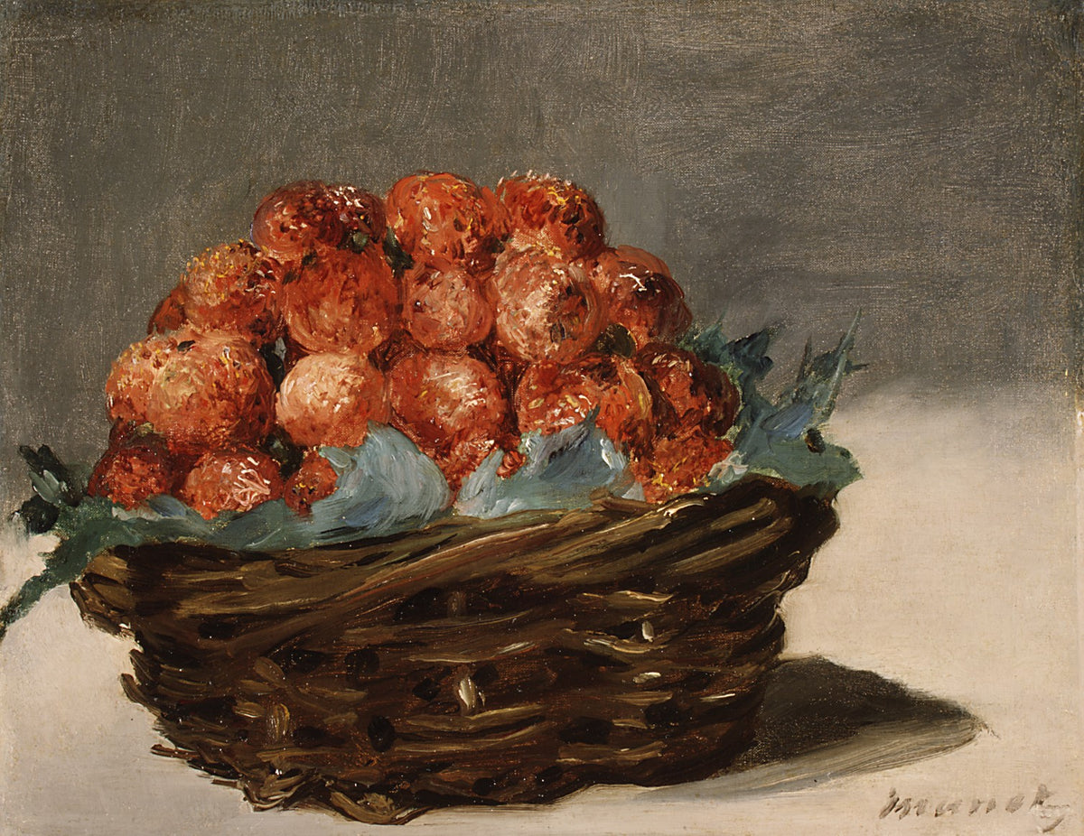 Strawberries by Edouard Manet - Impressionist canvas print
