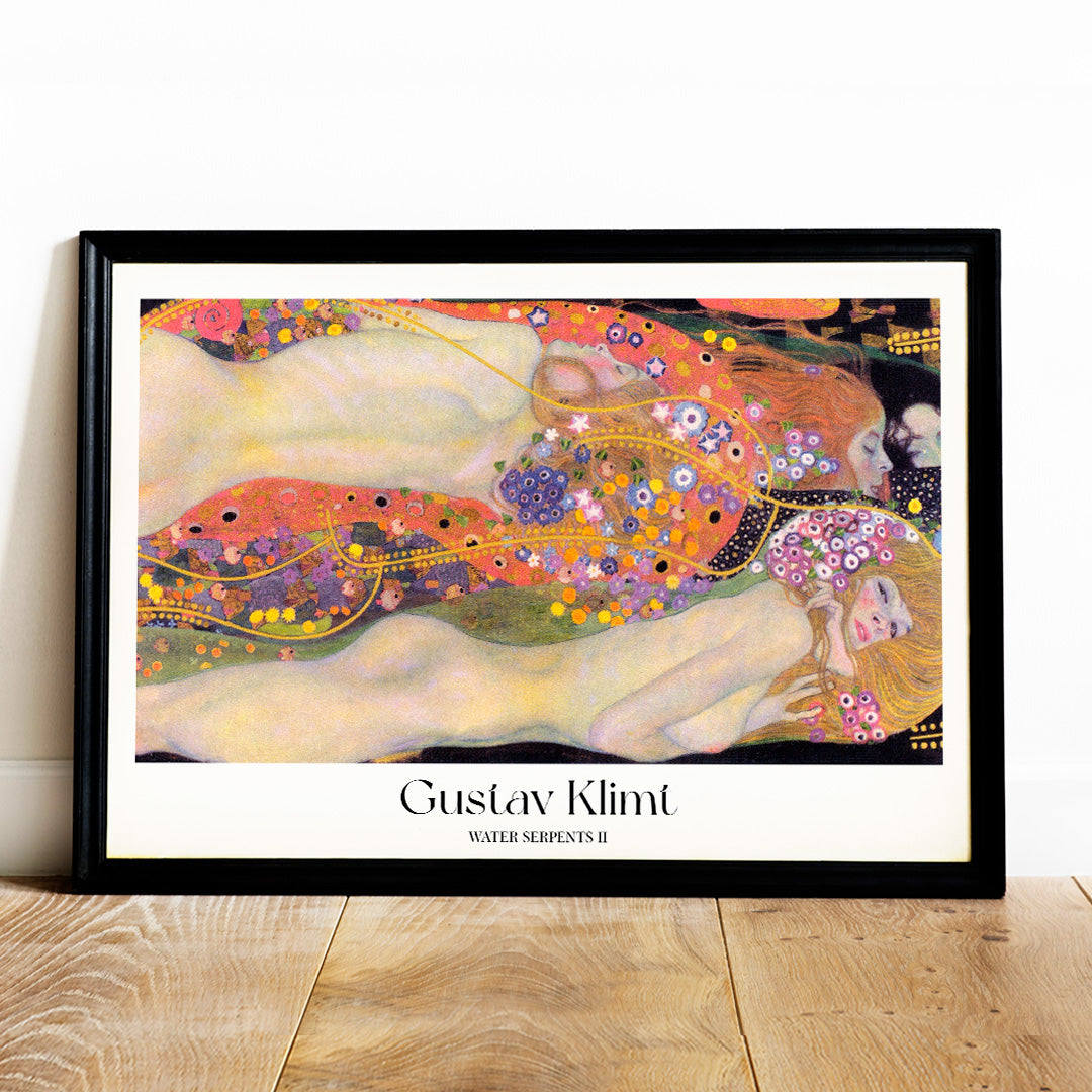 Water Serpents II Poster by Moryarty - Oil Painting canvas print