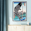 Pont de Suidobashi et Surugadai Poster by Moryarty - Oil Painting canvas print