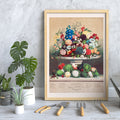 Fleurs et lgumes Poster by Moryarty - Oil Painting canvas print