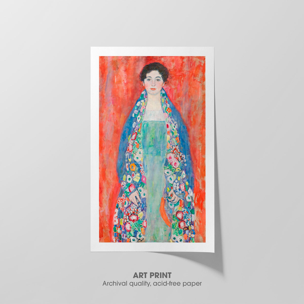 Frulein Lieser  Klimt  Art Print by Without A Frame - Oil Painting canvas print