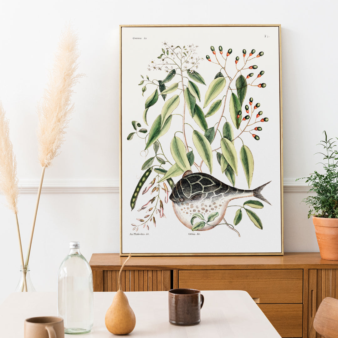 Poisson-globe Poster by Moryarty - Oil Painting canvas print