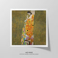 Hope II  Klimt  Art Print by Without A Frame - Oil Painting canvas print