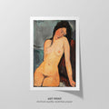 Iris Tree  Modigliani  Art Print by Without A Frame - Oil Painting canvas print