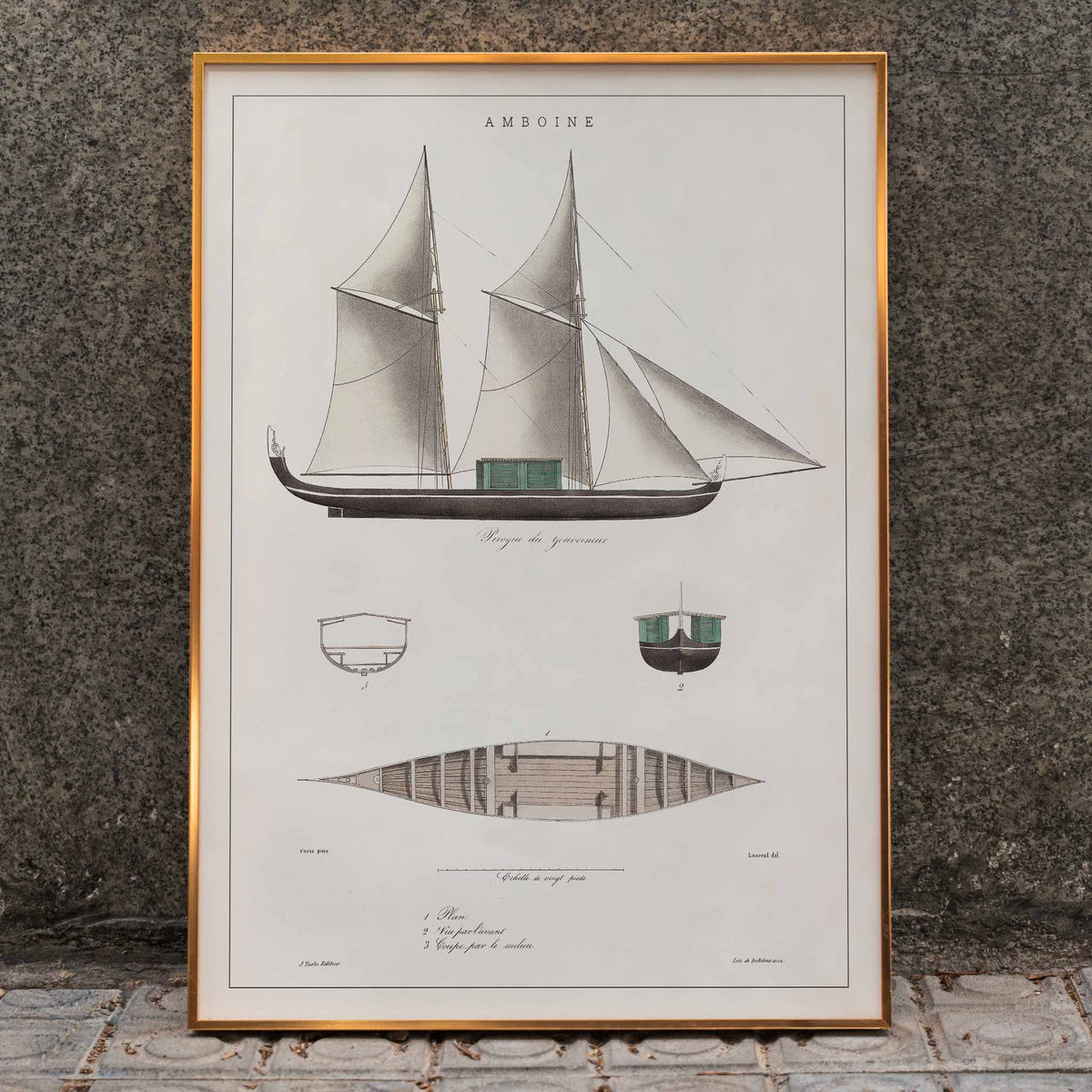 Amboine Poster by Moryarty - Oil Painting canvas print
