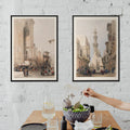 Grande entre de la Mosque du Sultan Hassan Poster by Moryarty - Oil Painting canvas print