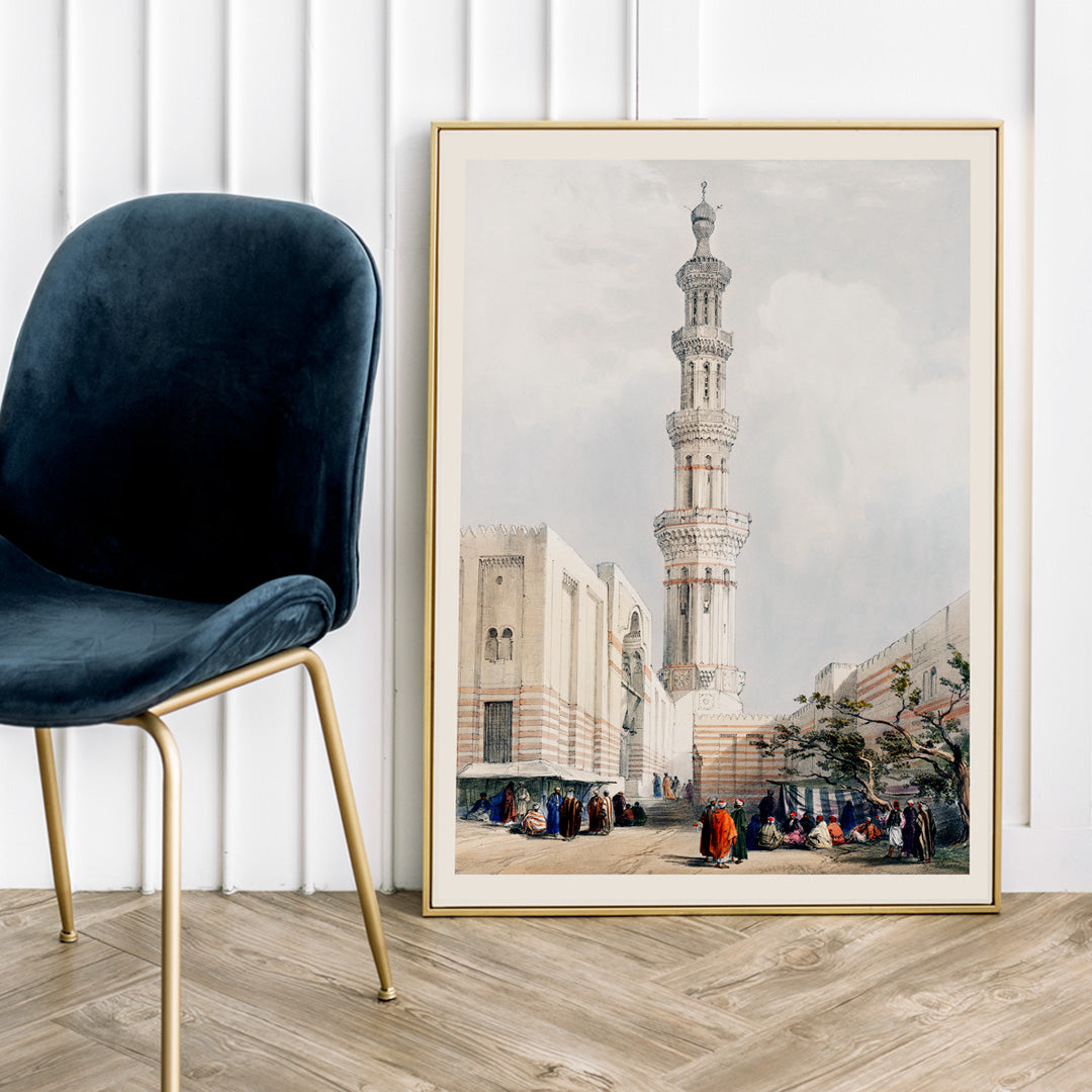 Mosque du Caire Poster by Moryarty - Oil Painting canvas print