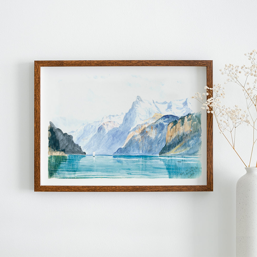 Baie d'Uri Poster by Moryarty - Oil Painting canvas print
