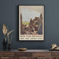 New York Central System Poster by Moryarty - Oil Painting canvas print