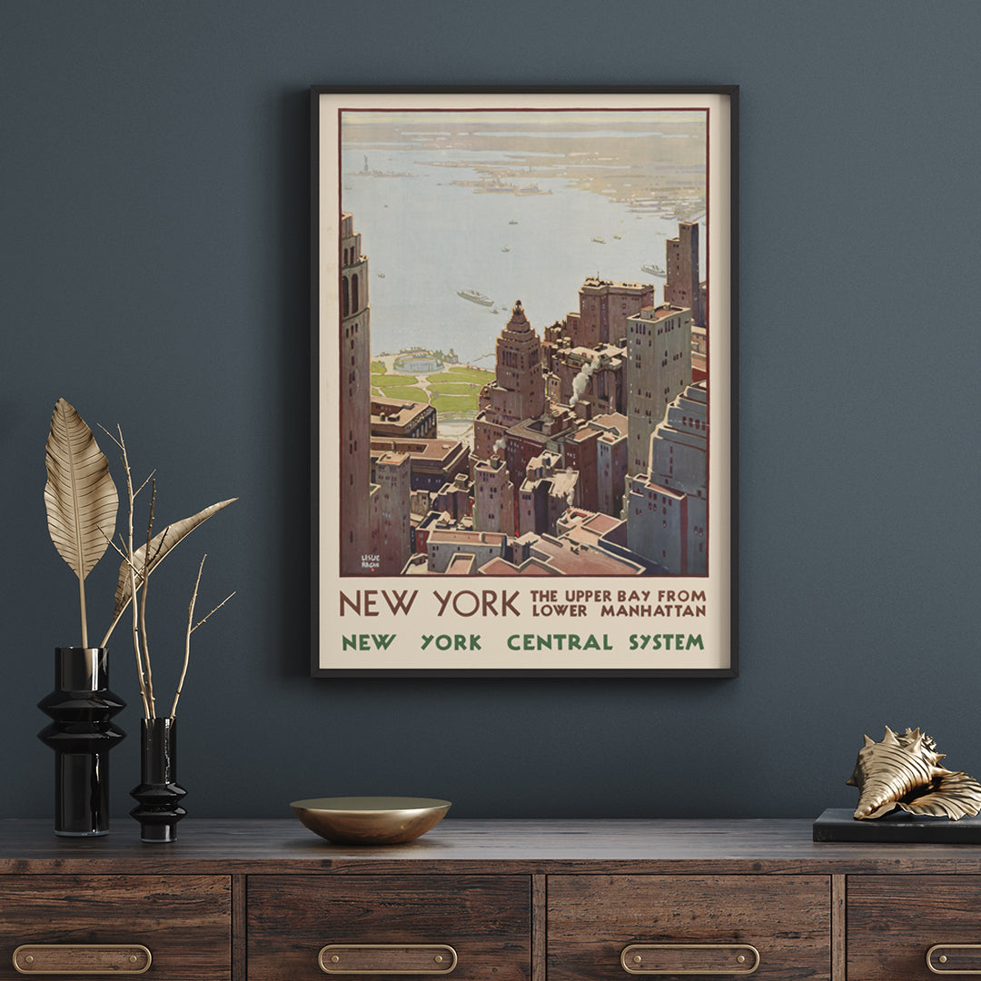 New York Central System Poster by Moryarty - Oil Painting canvas print