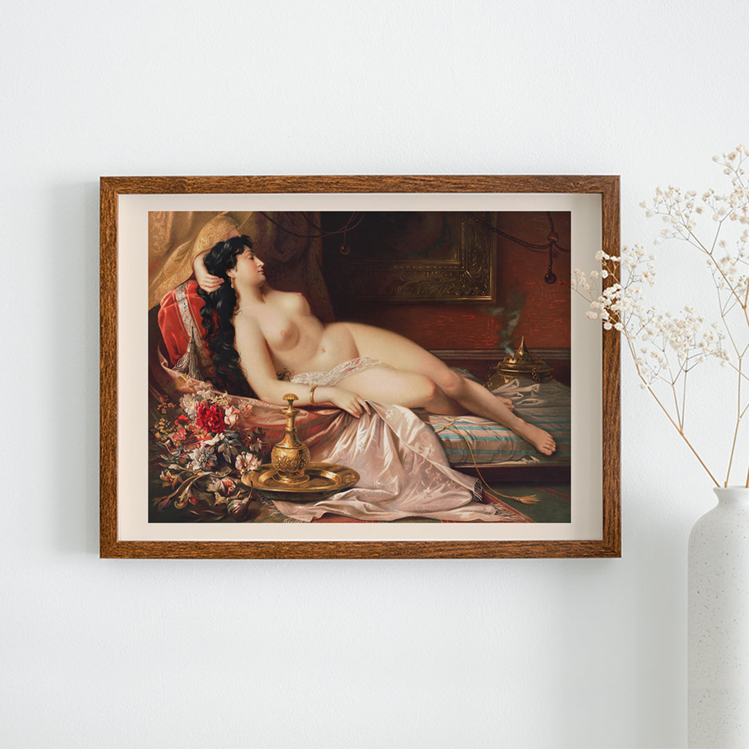 La Belle au bois dormant Poster by Moryarty - Oil Painting canvas print