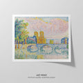 La Cit, Paris  Signac  Art Print by Without A Frame - Oil Painting canvas print
