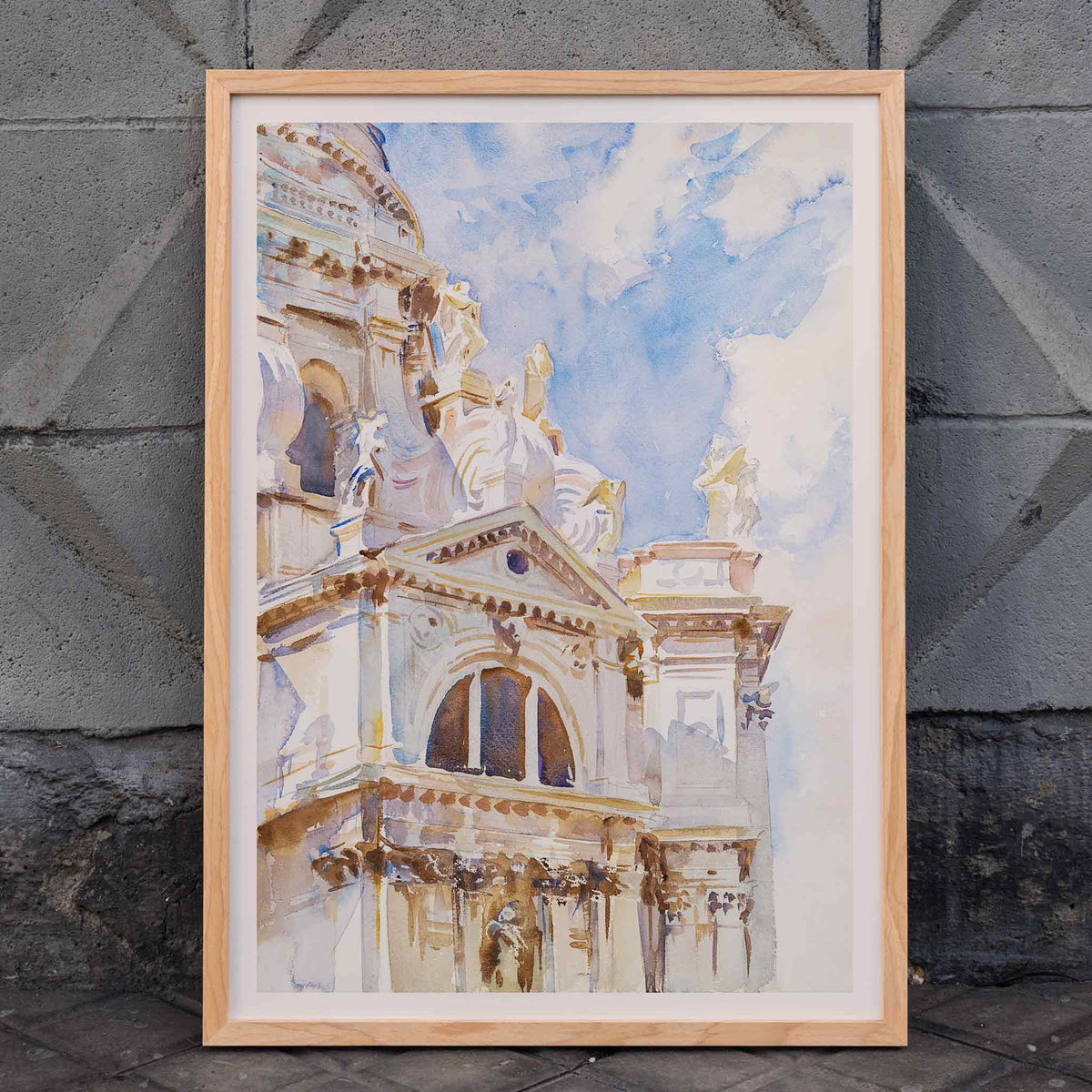 La Salute  Venise Poster by Moryarty - Oil Painting canvas print