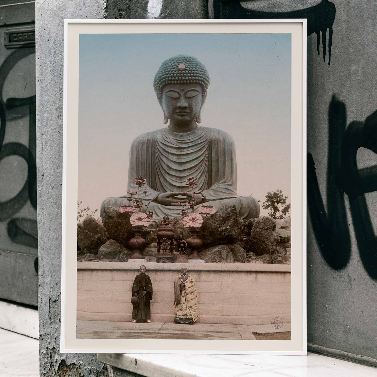 Grand Bouddha Poster by Moryarty - Oil Painting canvas print