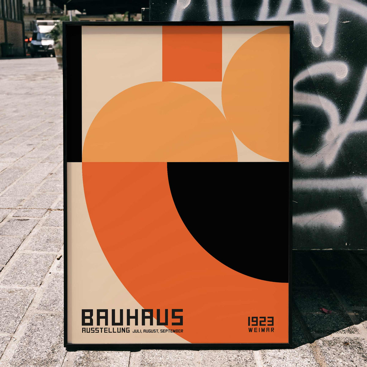 Bauhaus 4 Poster by Moryarty - Oil Painting canvas print