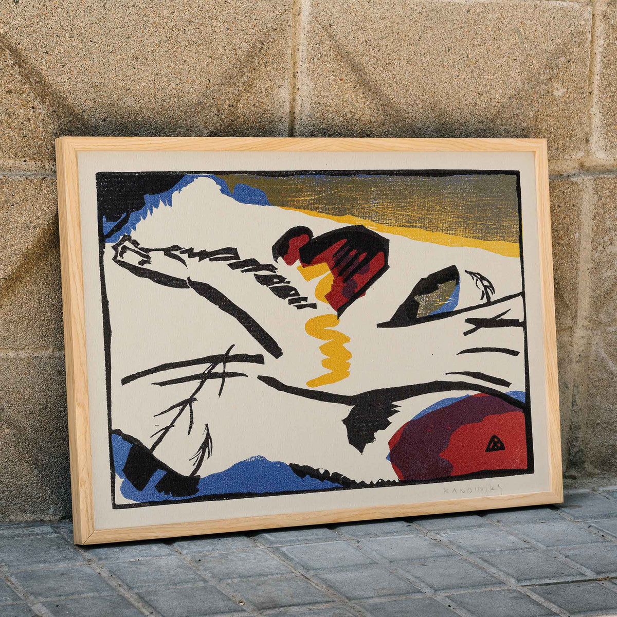 Lyrisches Poster by Moryarty - Oil Painting canvas print