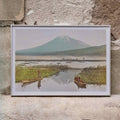 Mont Fuji vu de Kashiwabara Poster by Moryarty - Oil Painting canvas print