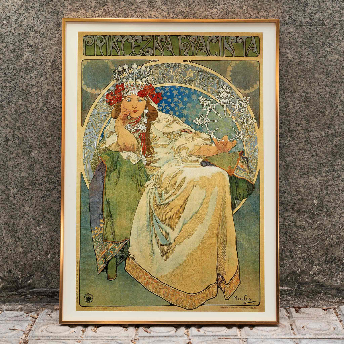 Princezna Hyacinta Poster by Moryarty - Oil Painting canvas print