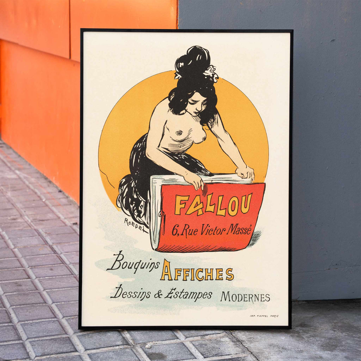 Fallou Poster by Moryarty - Oil Painting canvas print