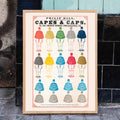 Capes et casquettes Poster by Moryarty - Oil Painting canvas print