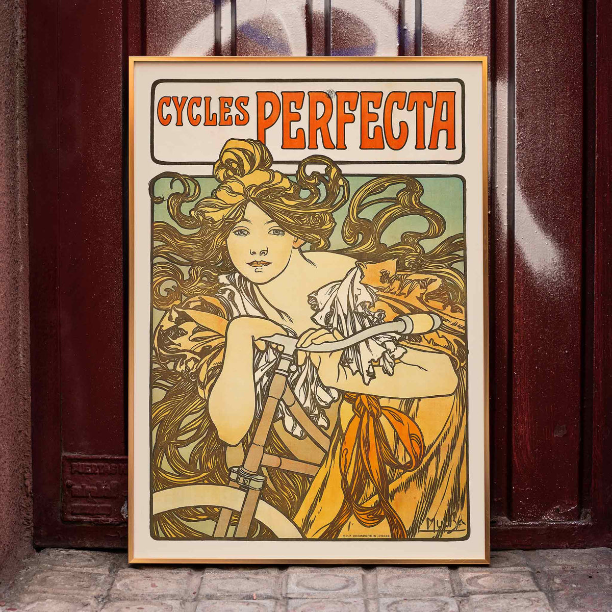 Cycles Perfecta Poster by Moryarty - Oil Painting canvas print
