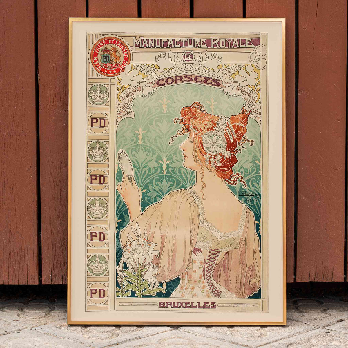 Manufacture Royale de Corsets Poster by Moryarty - Oil Painting canvas print