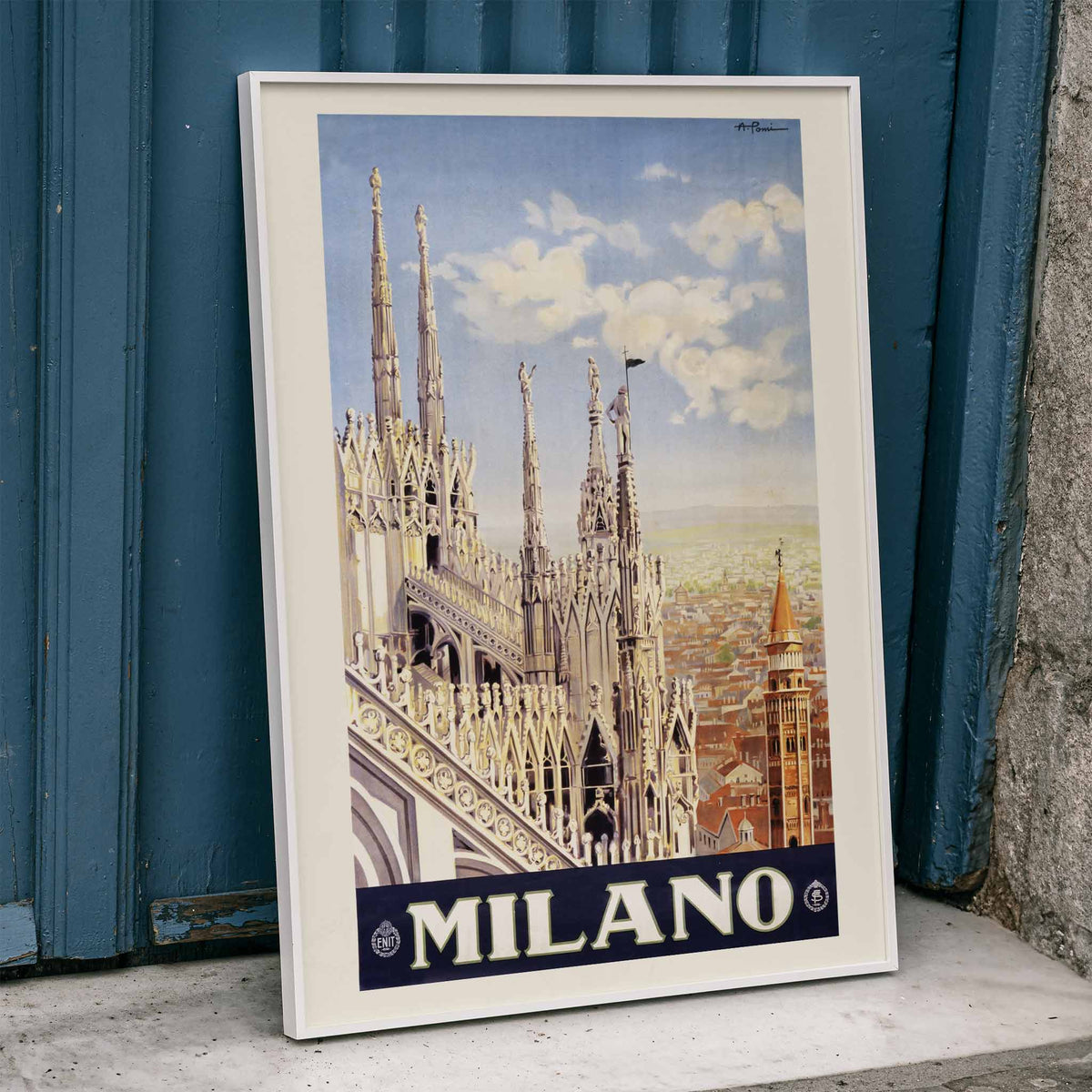 Milano Poster by Moryarty - Oil Painting canvas print