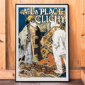 la Place Clichy Poster by Moryarty - Oil Painting canvas print