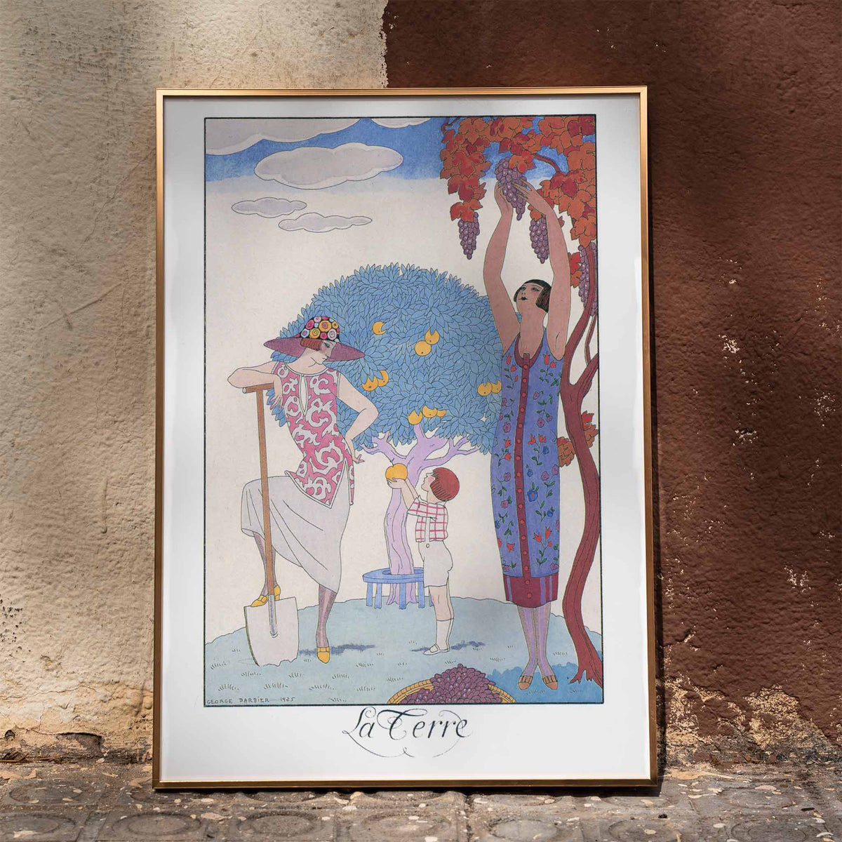 La Terre Poster by Moryarty - Oil Painting canvas print