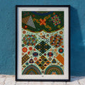 Motif japonais Poster by Moryarty - Oil Painting canvas print