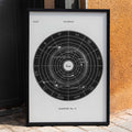 Diagramme n4 Poster by Moryarty - Oil Painting canvas print