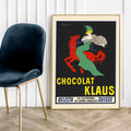 Chocolat Klaus Poster by Moryarty - Oil Painting canvas print