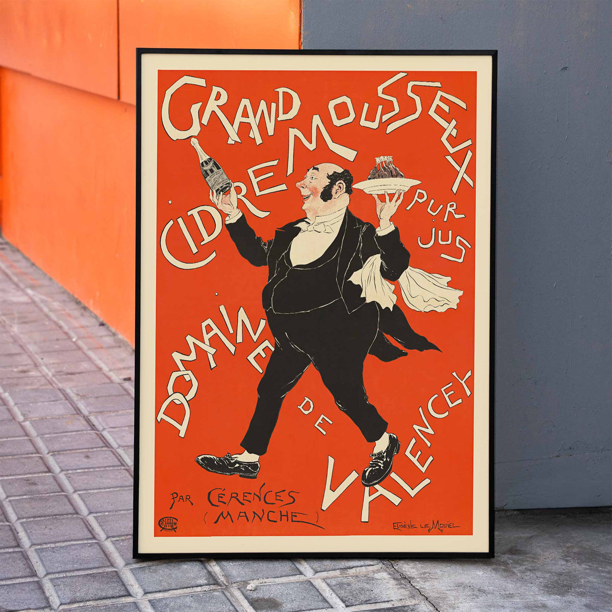 Grand cidre mousseux Poster by Moryarty - Oil Painting canvas print