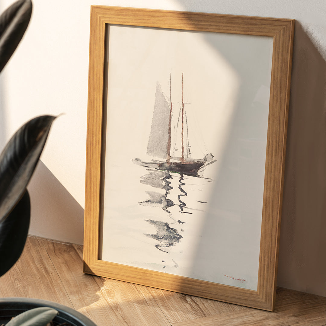 Deux-mts Poster by Moryarty - Oil Painting canvas print